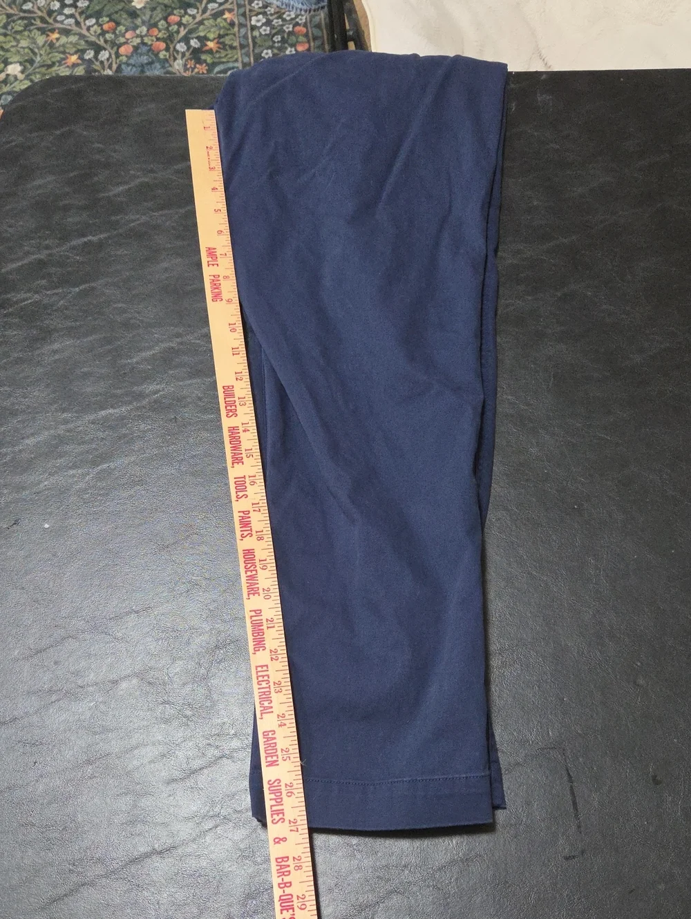 J Crew High Rise Girlfriend Chino Pants Navy Blue Size 8 Classic Stretch